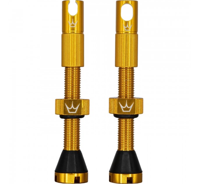 Ниппели Peaty's x Chris King Tubeless Valves, 42mm, Gold
