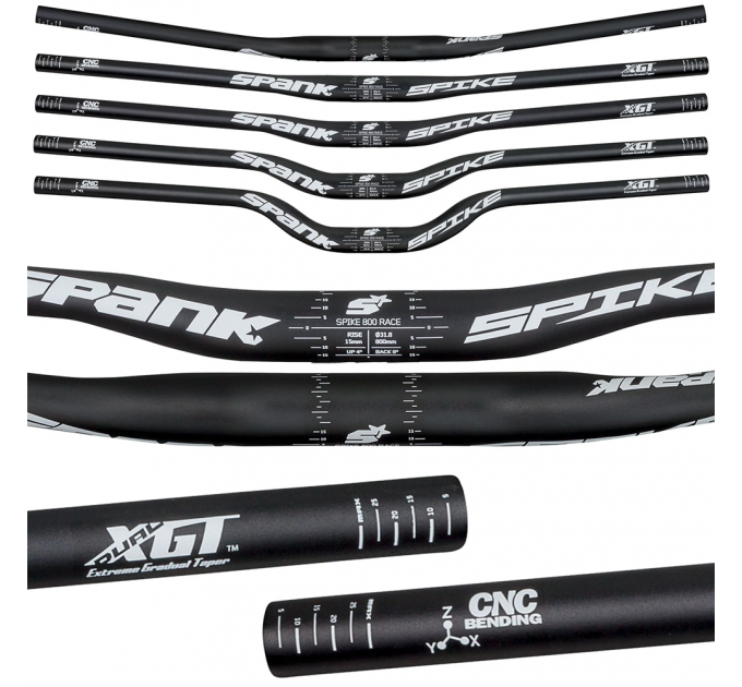 Руль SPANK SPOON 800, 40R Black