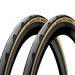 Покрышка бескамерная Continental Grand Prix 5000 AllSeason 28" | 700 x 35C черная/кремовая складная skin