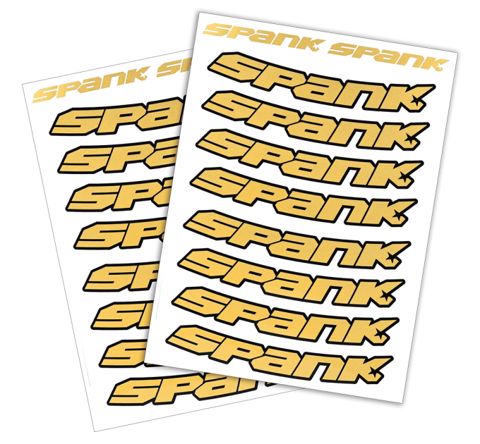 Набор наклеек на обода SPANK Decal kit, Yellow