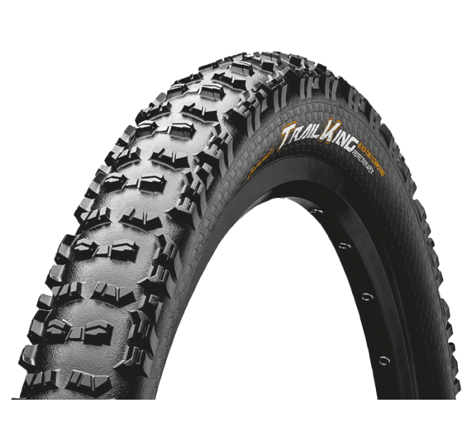 Покрышка бескамерная Continental Trail King ShieldWall, 27.5 x 2.60, черная, складная