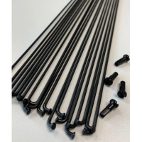 Комплект спиц c ниппелями SPANK 359 27.5" J-Hook 2.2/1.8/2.0, 273mm 17pcs / 270mm 17pcs, 34pcs Black