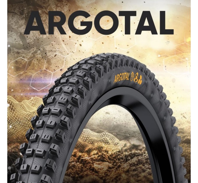 Покрышка бескамерная Continental Argotal Enduro Soft 29 x 2.60 черная складная skin