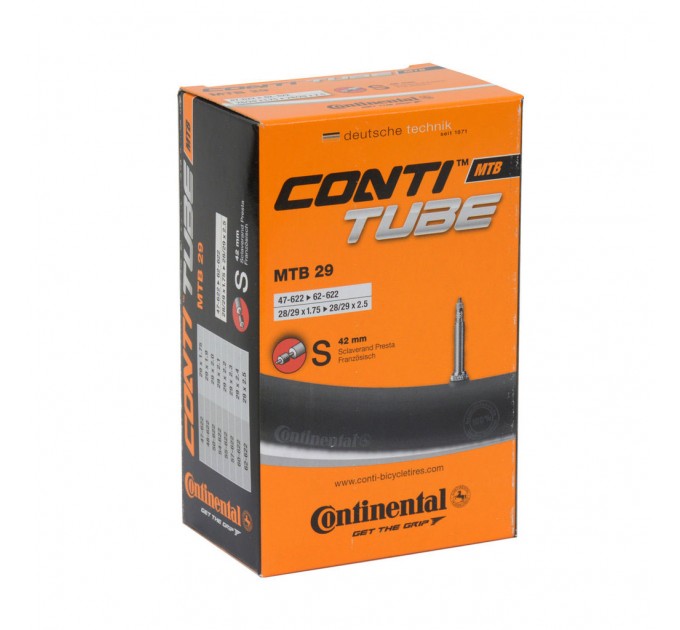 Камера Continental MTB 29", 47-622->62-622, S42, 240 г