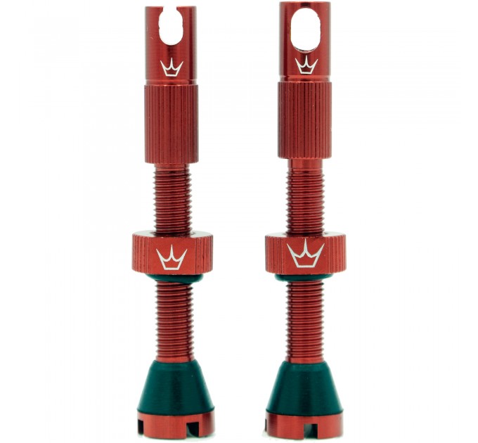 Ниппели Peaty's x Chris King Tubeless Valves, 42mm, Red