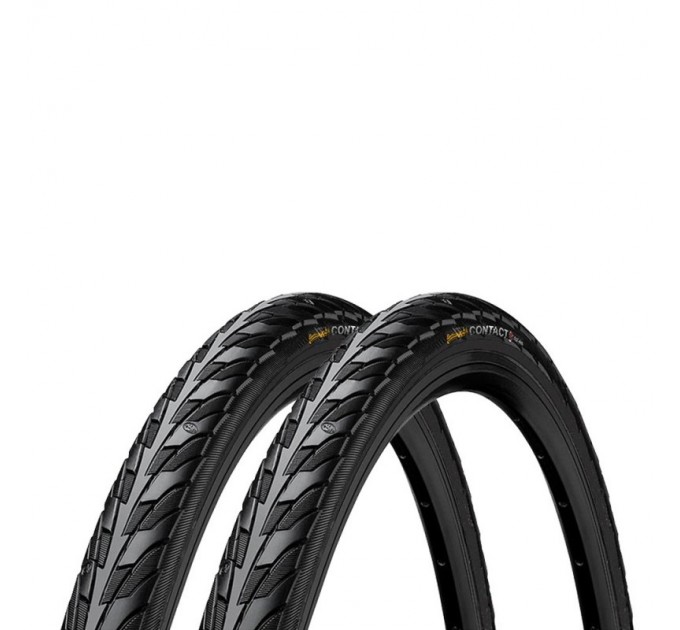 Покрышка Continental Contact, 28" | 700 X 28C | 28 X 1 5/8 X 1 1/8, черная, не складная, светоотражающая