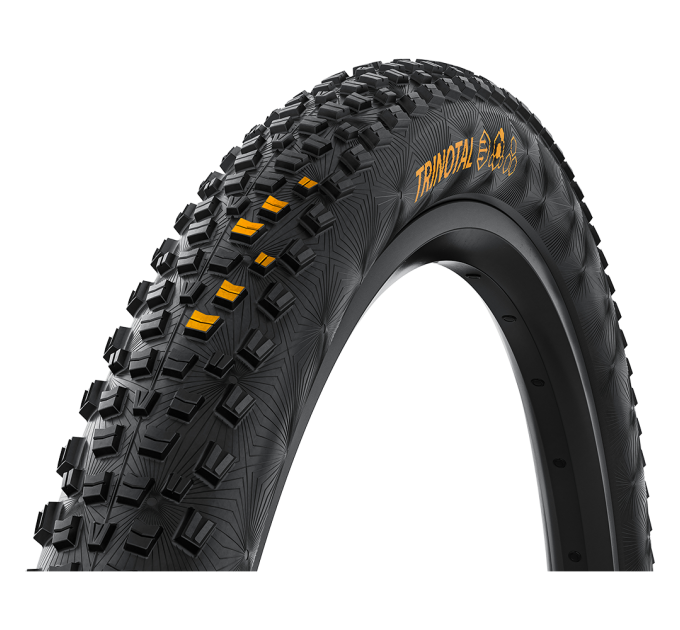 Покрышка бескамерная Continental Trinotal Trail Rapid 29" | 29 X 2.40 черная складная skin