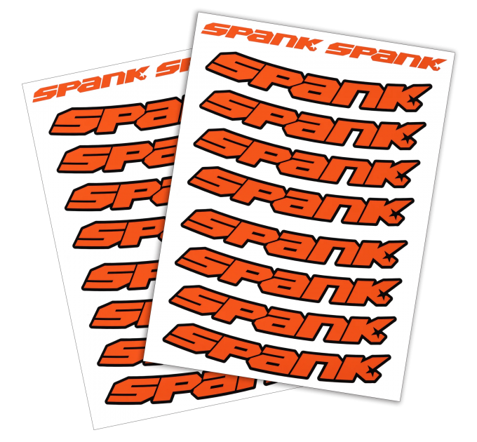 Набір наклейок на обода SPANK Decal kit, Orange