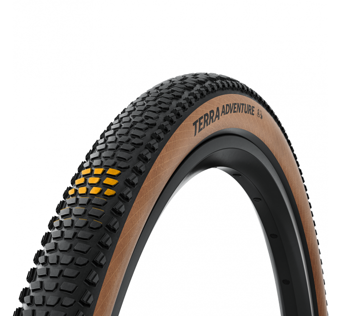 Покрышка бескамерная Continental Terra Adventure Trail Grip 28" | 28 X 1.75 | 700 X 45C черная складная skin