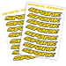 Набір наклейок на обода SPANK Decal kit, Yellow