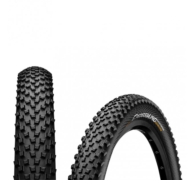 Покрышка Continental Cross King - 27.5 x 2.00, черная, не складная, skin