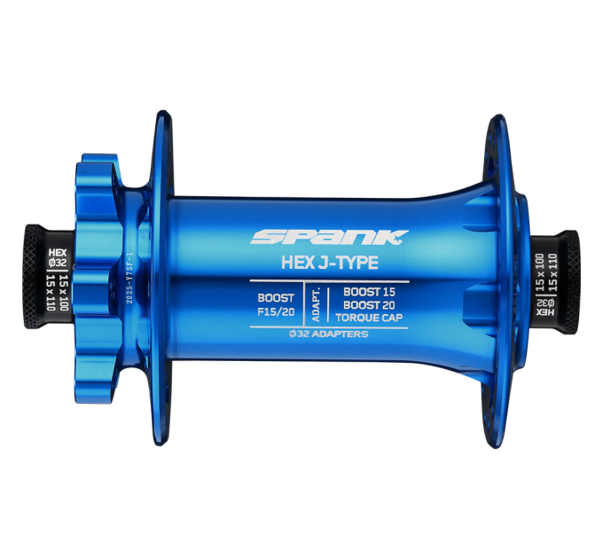 Втулка передняя SPANK HEX J-TYPE Boost F15/20, Blue