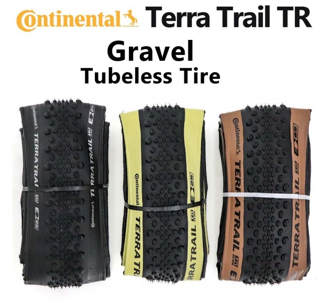 Покрышка бескамерная Continental Terra Trail ShieldWall 27.5" | 650 x 47B | 27.5 x 1.75 black/cream , складная skin