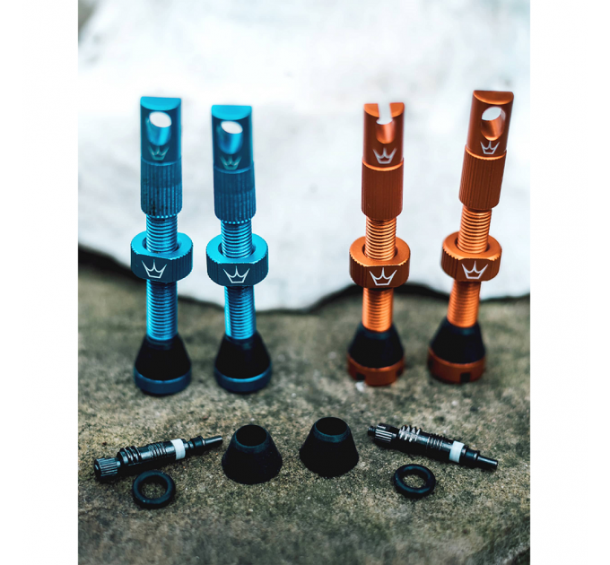 Ниппели Peaty's x Chris King Tubeless Valves, 42mm, Red