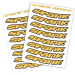 Набор наклеек на обода SPANK Decal kit, Gold