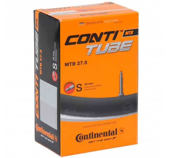 Камера Continental MTB Tube B+ 27.5", 65-584->70-584, S42, 350 г