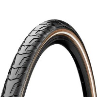 Покрышка Continental Ride City 28" | 700 x 35C черная/коричневая, не складная, светоотражающая