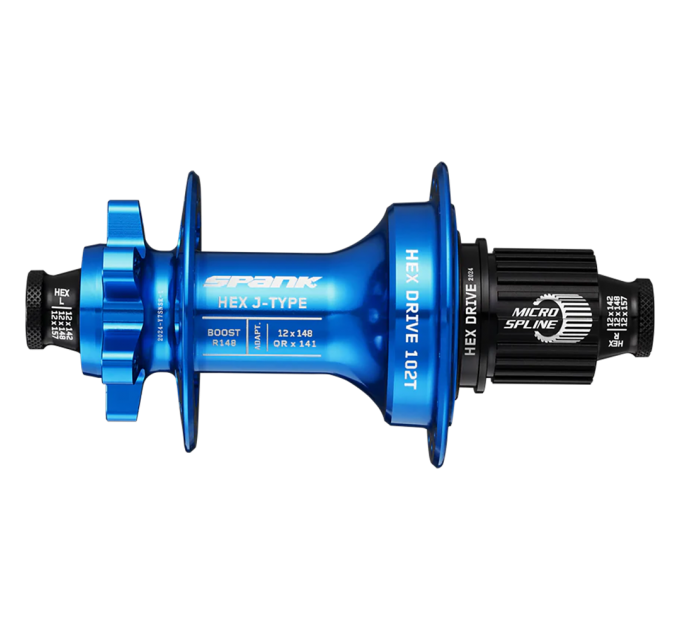 Втулка задняя SPANK HEX J-Type Boost R148 Microspline 32H, Blue