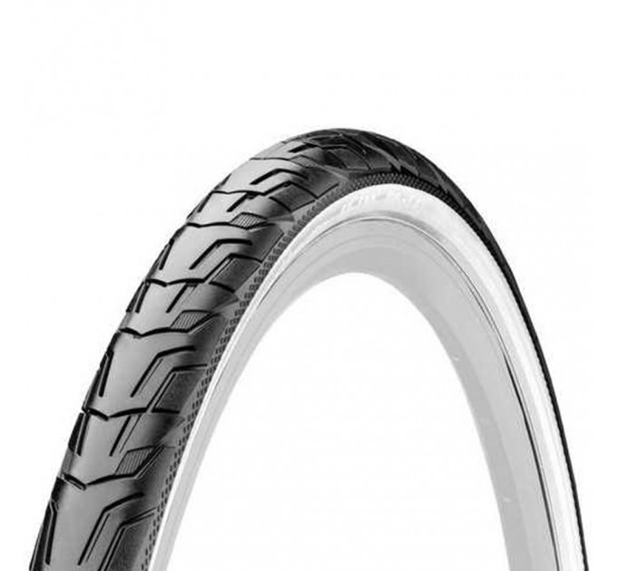 Покрышка Continental Ride City 28 x 1.60 | 700 x 42C черно-белая светоотражающая нескладная
