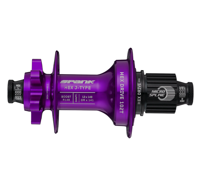 Втулка задняя SPANK HEX J-Type Boost R148 XD 32H, Purple