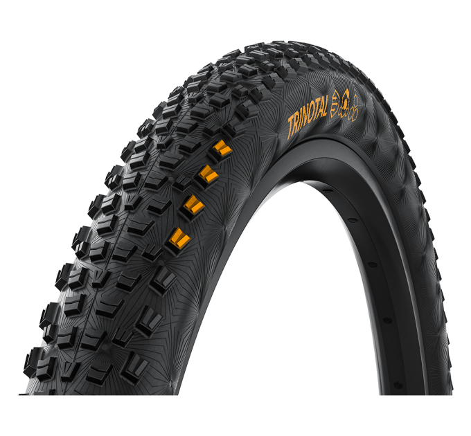 Покрышка бескамерная Continental Trinotal Trail Grip 29" | 29 X 2.40 черная складная skin