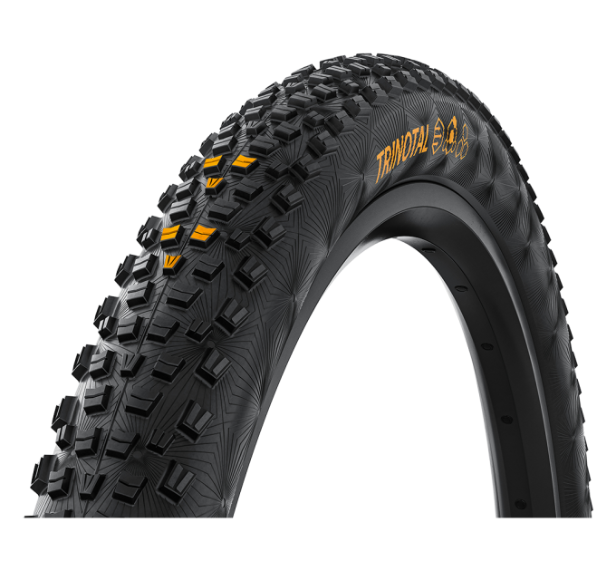 Покрышка бескамерная Continental Trinotal Trail Rapid 29" | 29 X 2.40 черная складная skin