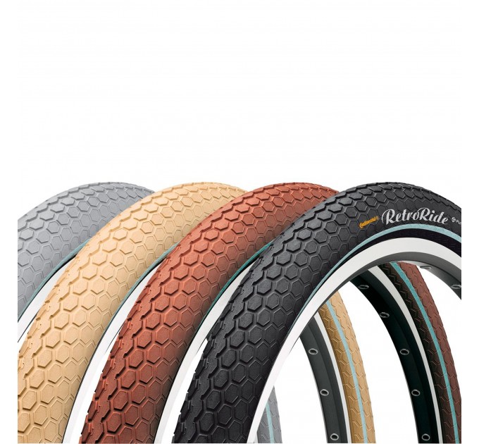 Покрышка Continental RIDE Cruiser Reflex, 28"x2.00, 50-622, Wire, ExtraPuncture Belt, 1130гр., черный