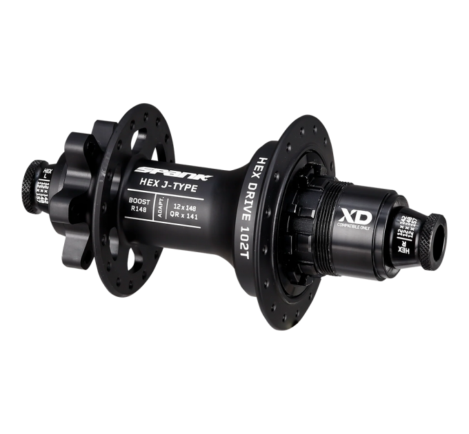 Задня втулка SPANK HEX J-Type Boost R148 XD 32H, Black