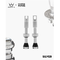 Ниппели Peaty's x Chris King Tubeless Valves, 42mm, Silver