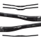 Руль SPANK OOZY 780 Vibrocore™, 25R Black Grey
