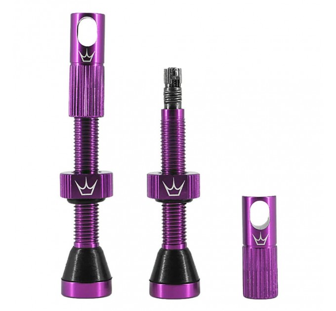 Ніпелі Peaty's x Chris King Tubeless Valves, 42mm, Violet