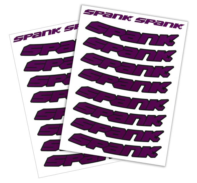 Набор наклеек на обода SPANK Decal kit, Purple