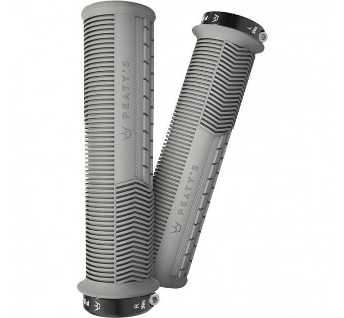 Грипси Peaty's Monarch Grip Mushroom, Thin 30>32mm, Trail Comfort, Slate