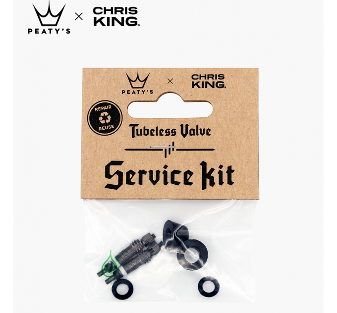 Ніпелі Peaty's x Chris King Tubeless Valves, 60mm, Black