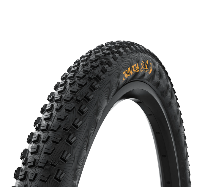 Покрышка бескамерная Continental Trinotal Trail Grip 29" | 29 X 2.40 черная складная skin