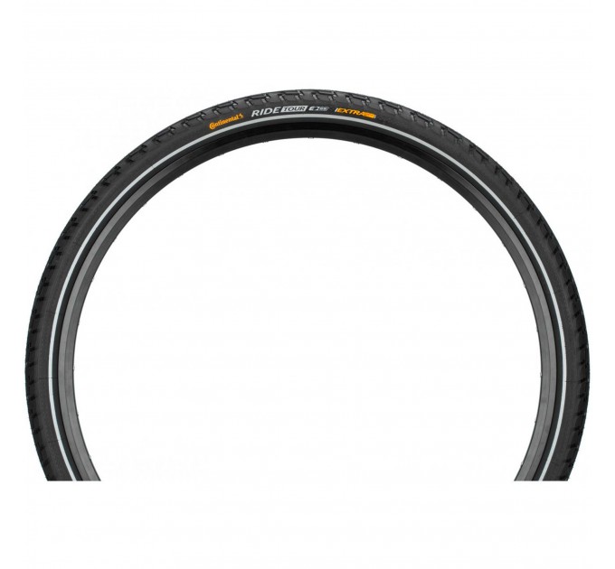 Покрышка Continental RIDE Tour 27,5"x1 1/2x2, 54-584, черная, не складная, светоотражающая, ExtraPuncture Belt, 950гр.