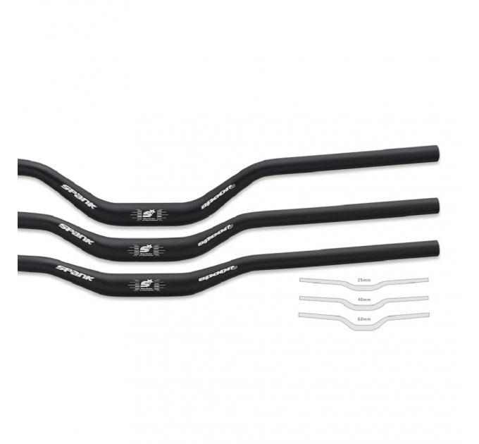 Руль SPANK SPOON 25, 25R Black