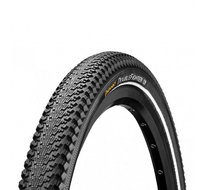 Покрышка Continental DoubleFighter III, 24 x 2.0, черная, не складная skin