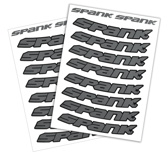 Набор наклеек на обода SPANK Decal kit, Silver