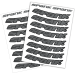 Набор наклеек на обода SPANK Decal kit, Silver
