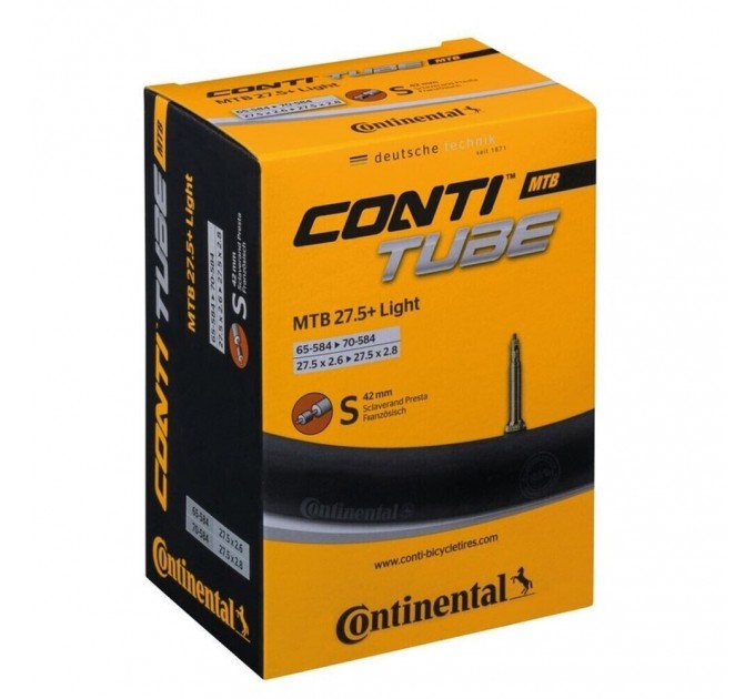 Камера Continental MTB Tube Light 27.5" S42 RE [47-584->60-584]