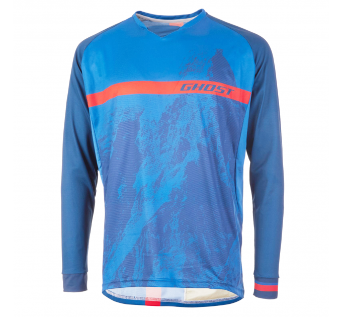 Джерси Ghost MTN Ride Line, 3/4, XL, сине-красное