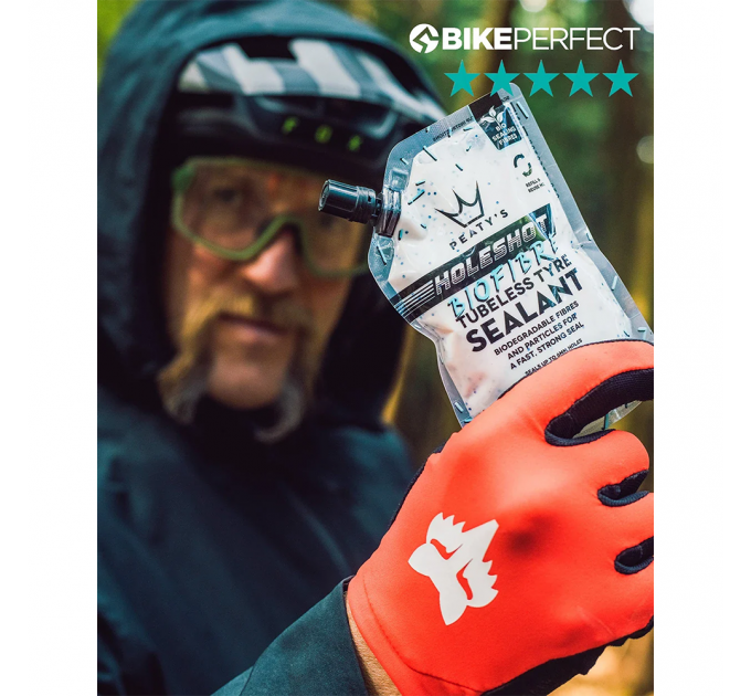 Герметик бескамерный Peaty's Holeshot BioFibre Tubeless Tyre Sealant, 1L