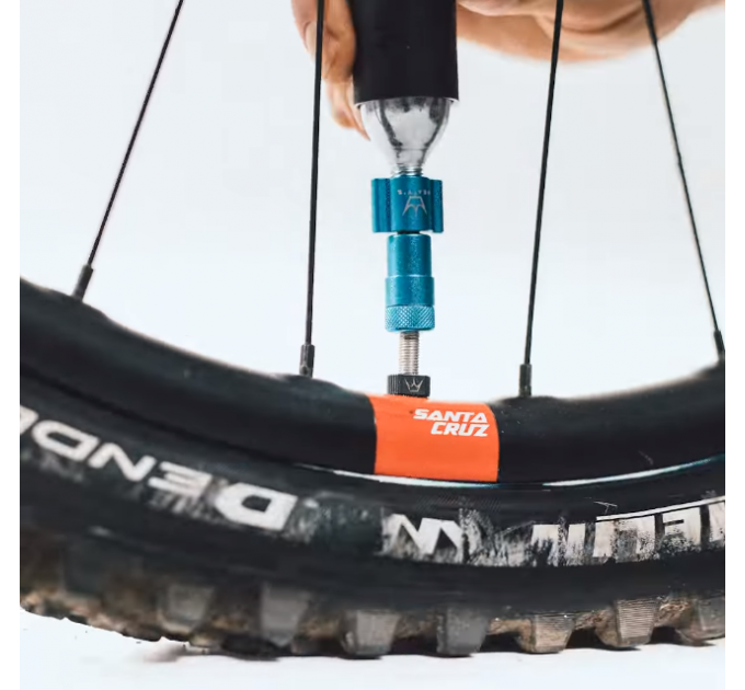 Насос Peaty's Holeshot CO2 Tyre Inflator, MTB 25g, Slate