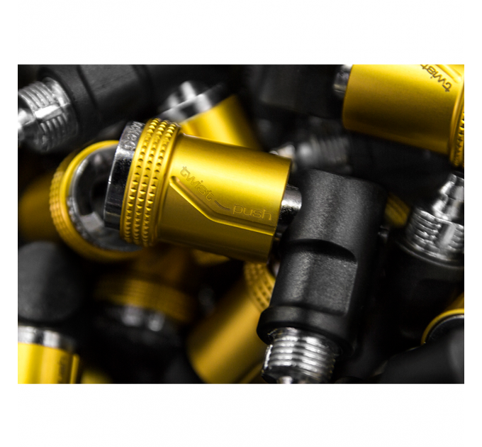 Адаптер насоса Birzman Push & Twist Valve Head Gold