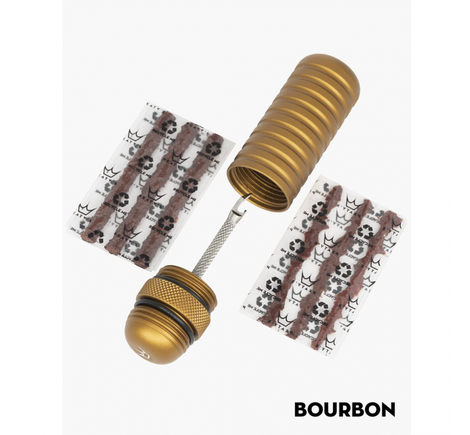 Ремкомплект для бескамерки Peaty's Holeshot Tubeless Puncture Plugger Kit, Bourbon