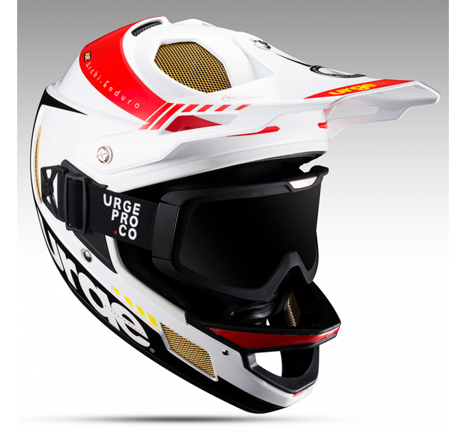 Шлем Urge Archi-Enduro RR +  бело-черный M (57-58см)
