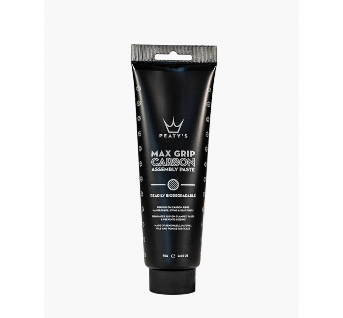 Паста монтажная для рулей / выносов / подседельных штырей Peaty's Max Grip Carbon Assembly Paste, 75g