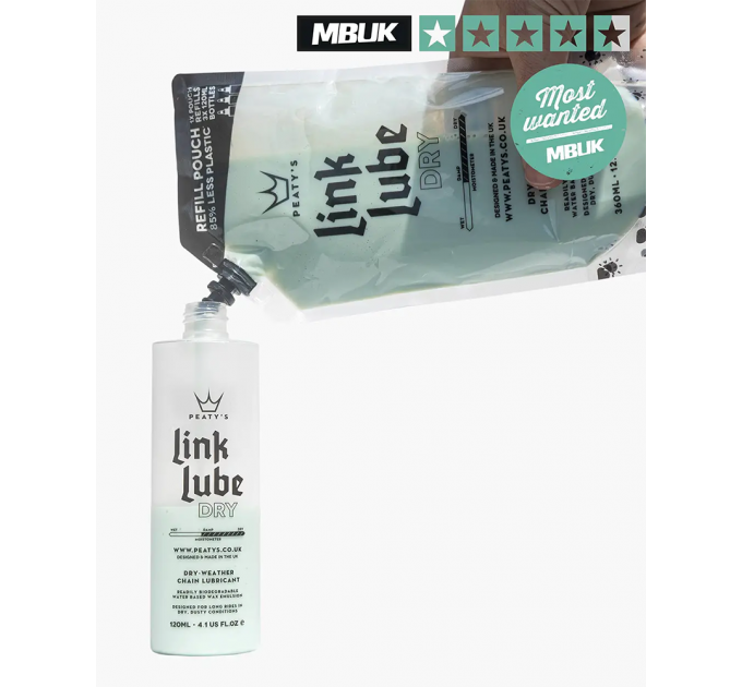 Смазка для цепи Peaty's LinkLube Dry, 360ml