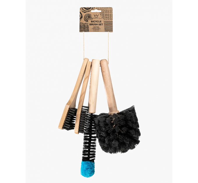 Набор щеток Peaty's Bicycle Brush Set, Bog / Detail / Drivetrain / Tyre, 4шт